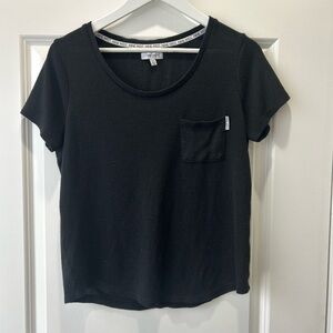 Nine West Black Short Sleeve Tee